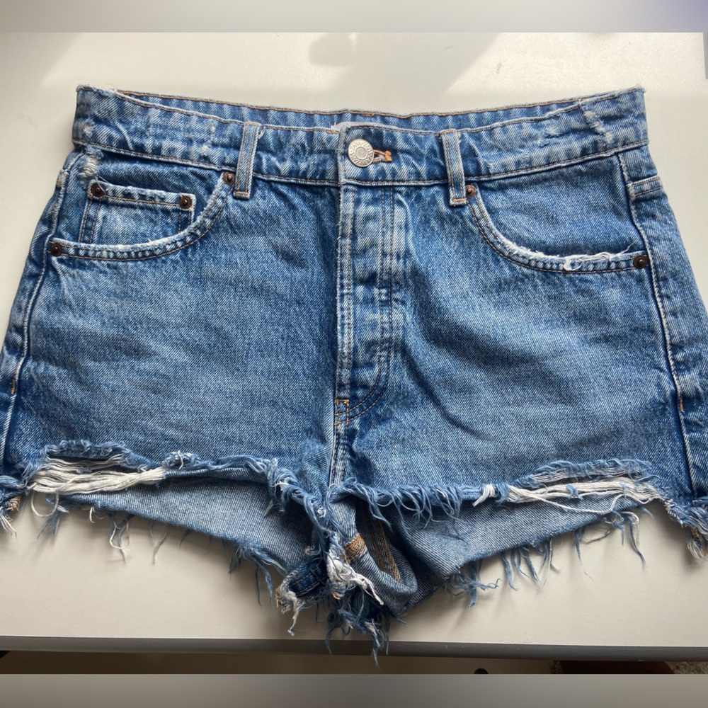 Zara denim shorts
